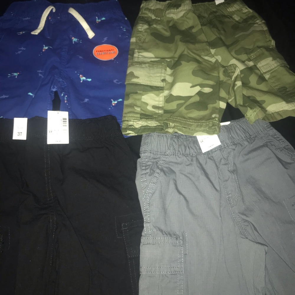 Set Of 4 Boys New Toddler casual shorts size 3T